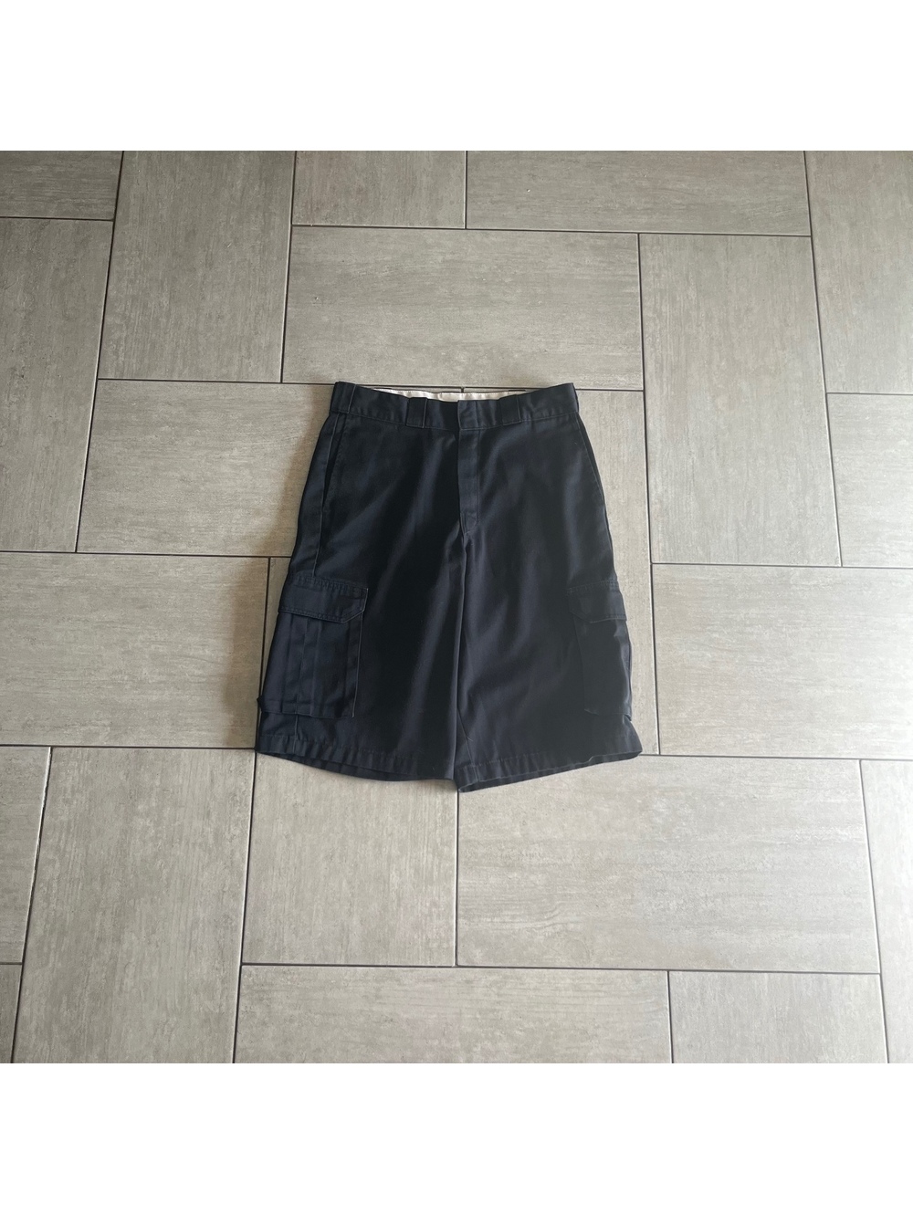 Dickies Loose Fit Black Cargo Shorts